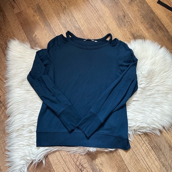ATHLETA Cutout Neck Sweatshirt - Picture 2 of 4